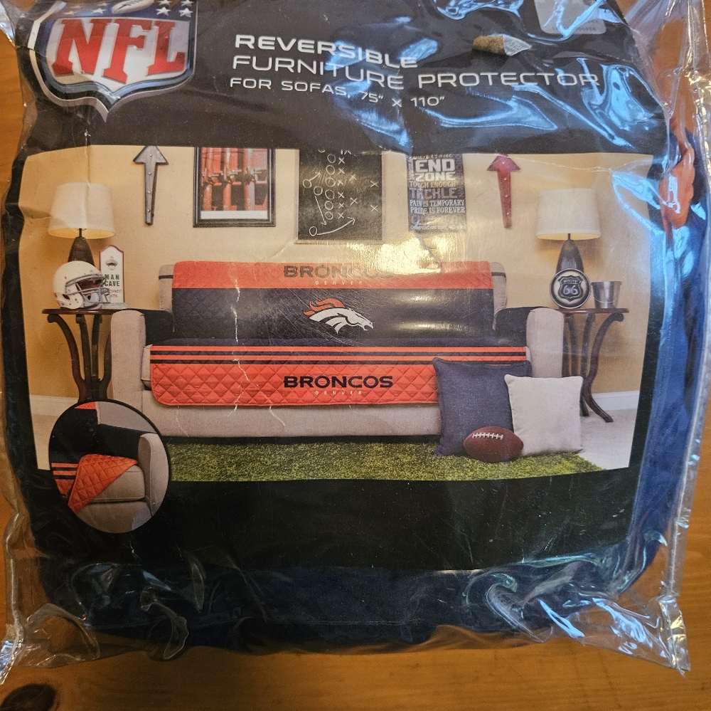 Denver Bronos Couch Cover